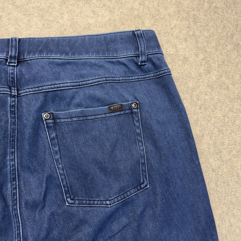 HUE Womens 2X Denim Jeggings Lot of 3 Blue Pull On Stretch Skinny Jeans Pants - Picture 11 of 16